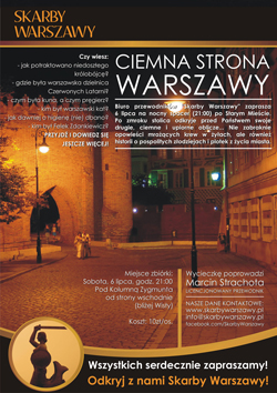 Spacer po ciemnej Warszawie