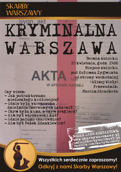 Kryminalna Warszawa - plakat