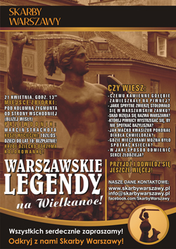 Legendy warszawskie - plakat