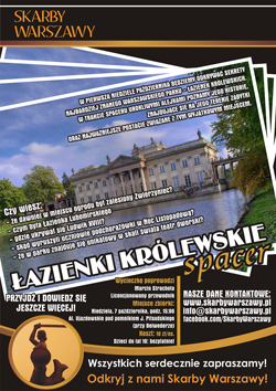 Łazienki Królewskie - plakat