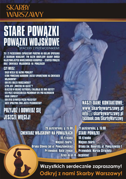 Spacery po Powązkach - plakat