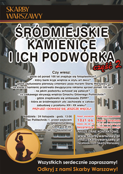 Kamienice i podwórka - plakat