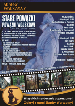 Spacery po Powązkach - plakat